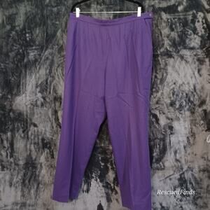 Pendleton Hi Waisted Wool Purple Slacks 20W
